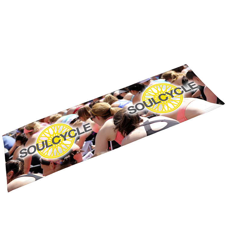 "THE DENALI RAINIER XTRA" - 12" W x 36" H Full Color Sublimation Recycled RPET Cooling Towel 5