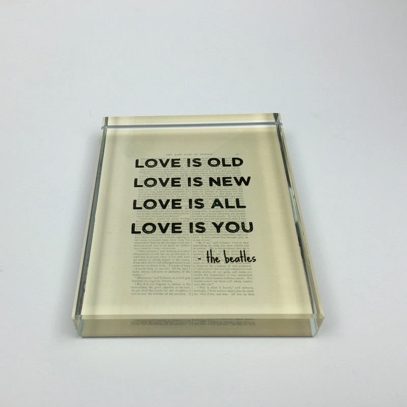 Wedding Souvenirs Favors Crystal Book Paperweight 4