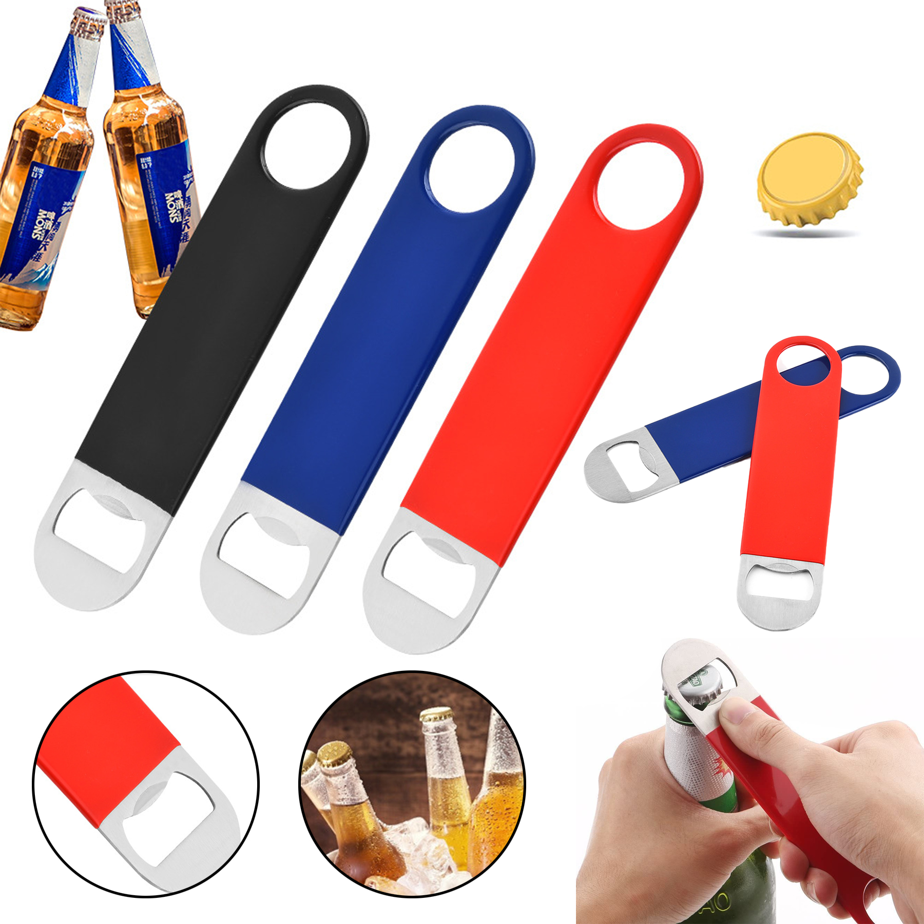 Stainless steel bottle opener 1