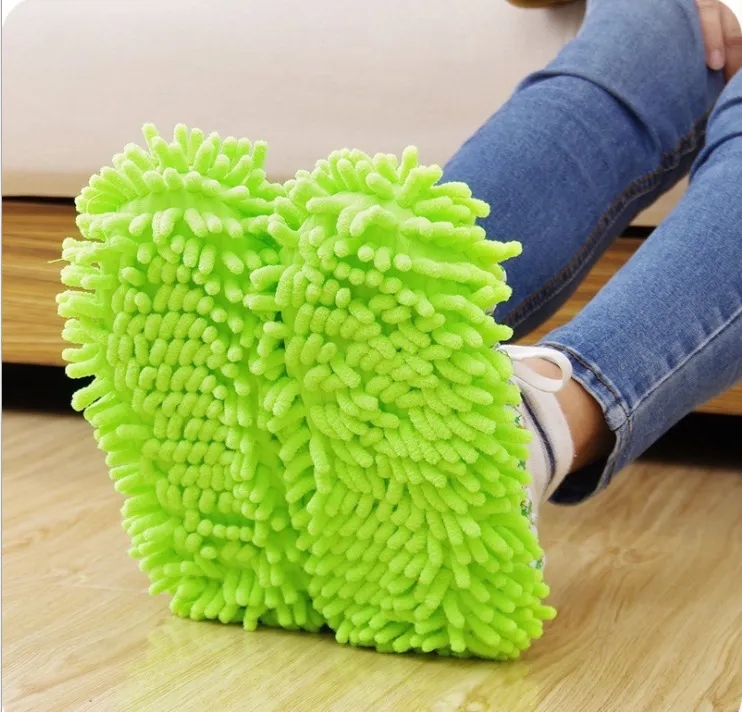 Microfiber Mop Slippers Shoes Cover 3