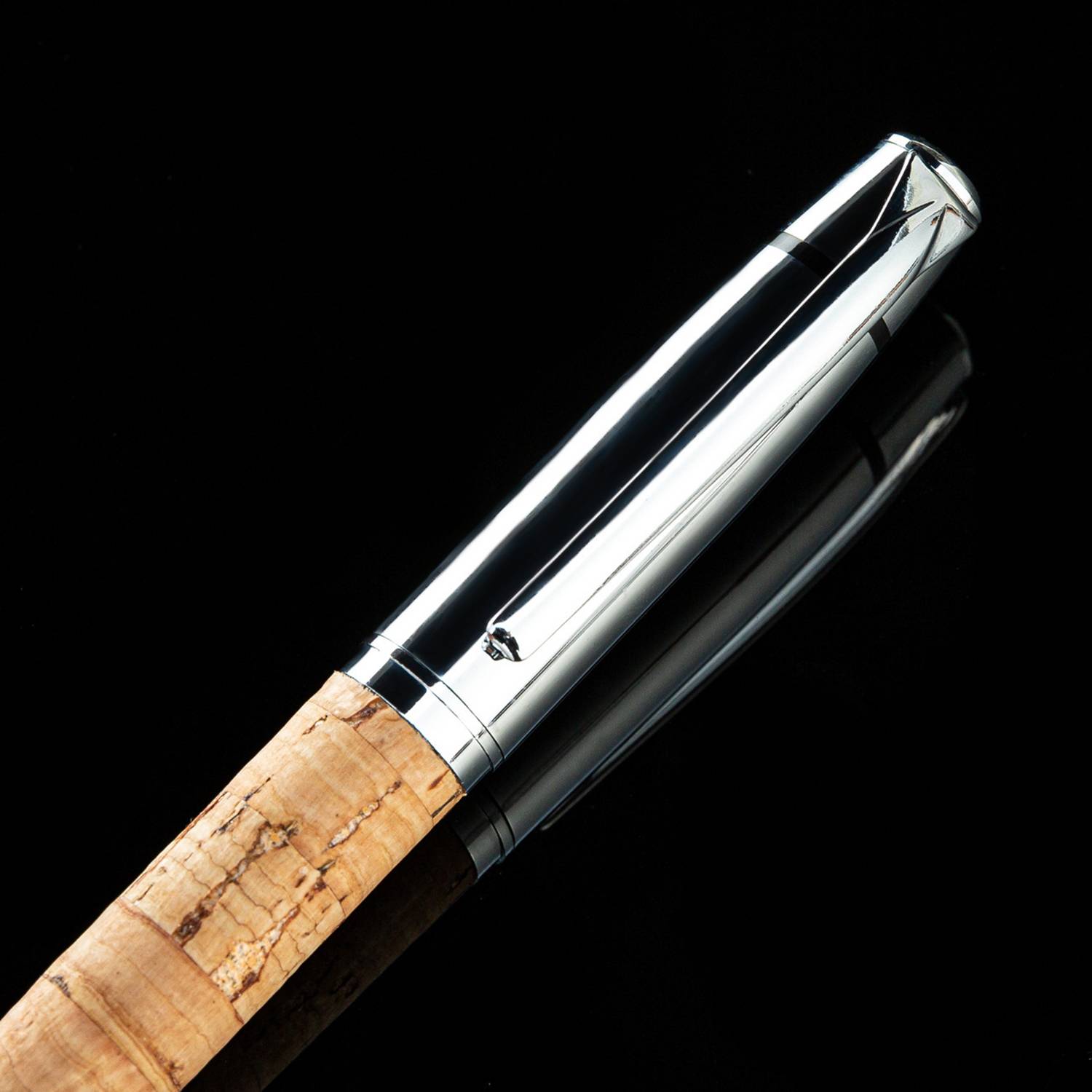 Creative Wood Grain Metal Rotating Ballpoint Pen 3