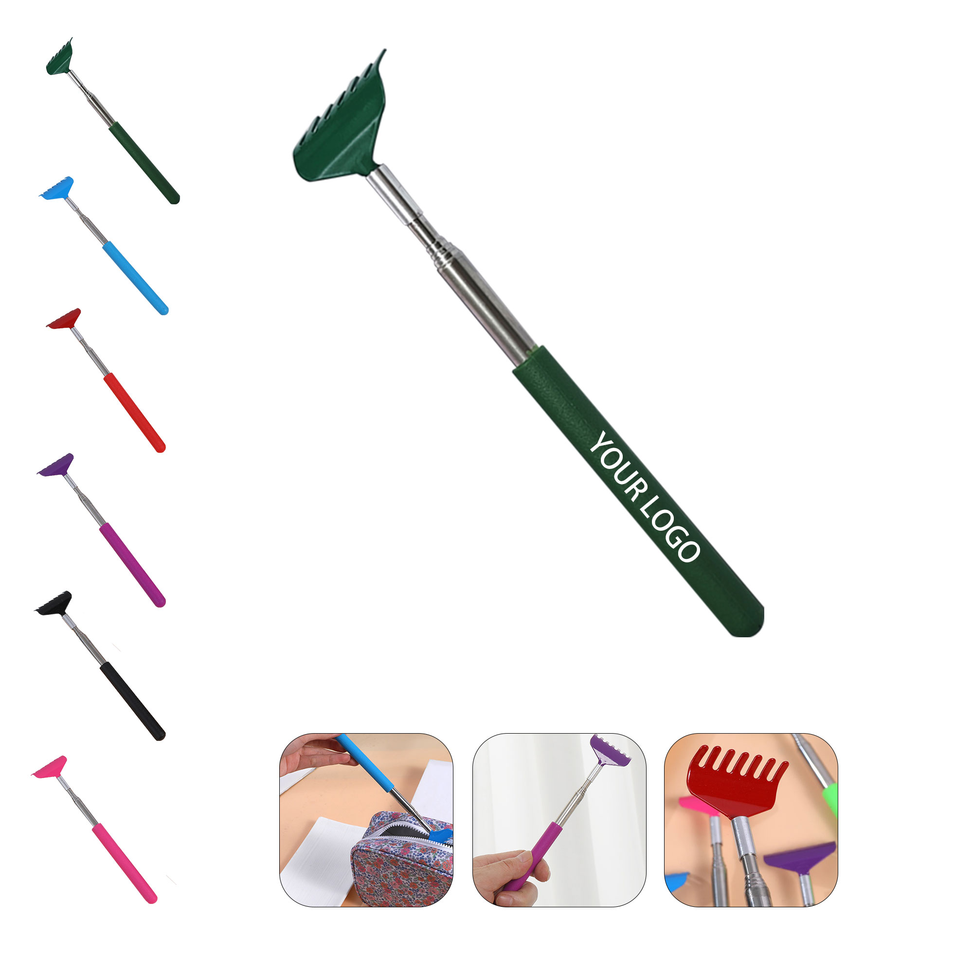 Adjustable Stainless Steel Back Scratcher 1