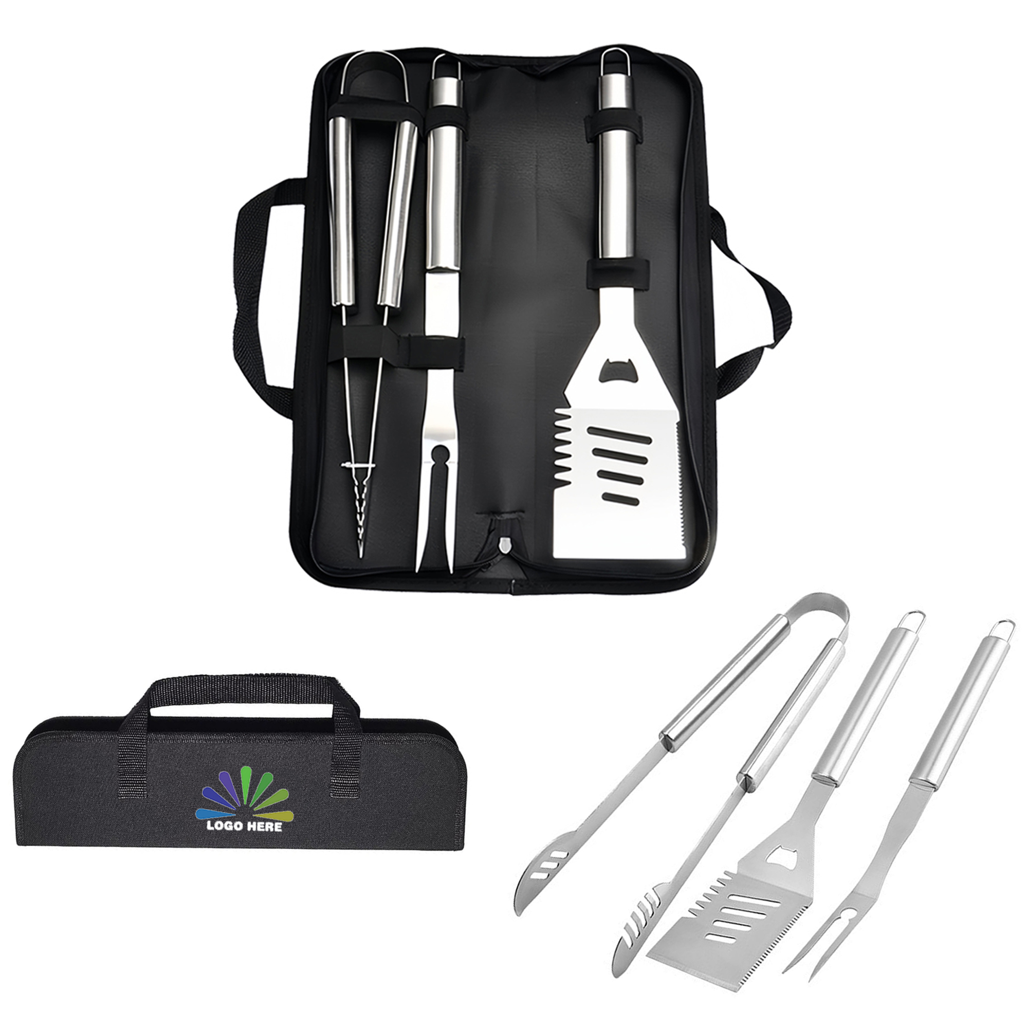 Multi-Purpose Grill Tools 3-Piece Set 2