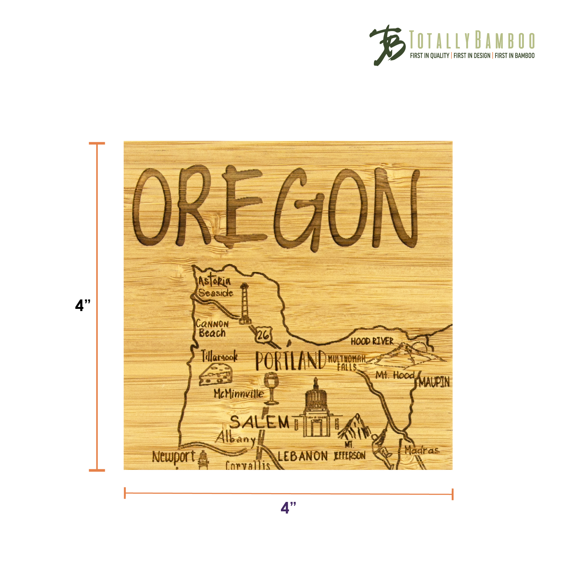 Oregon Puzzle Coaster Set 10