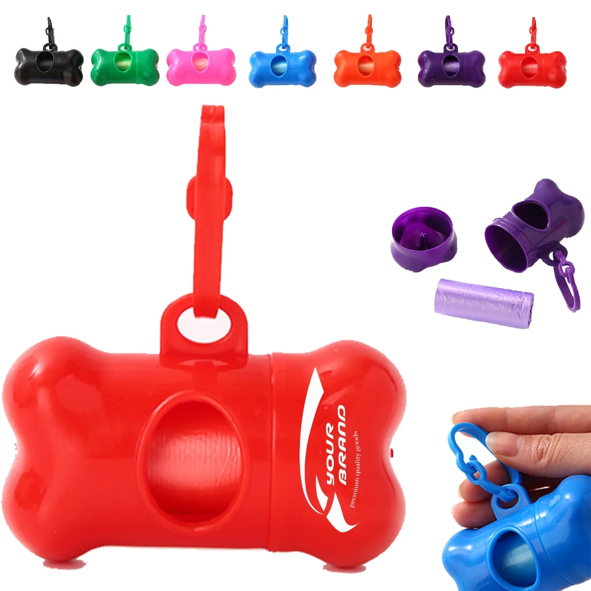 Bone Shaped Poop Bag Pet Waste Disposal Dispenser 2