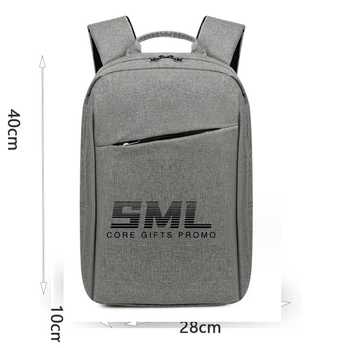 Custom Travel Business Laptop Backpack with USB ChargingPort 3