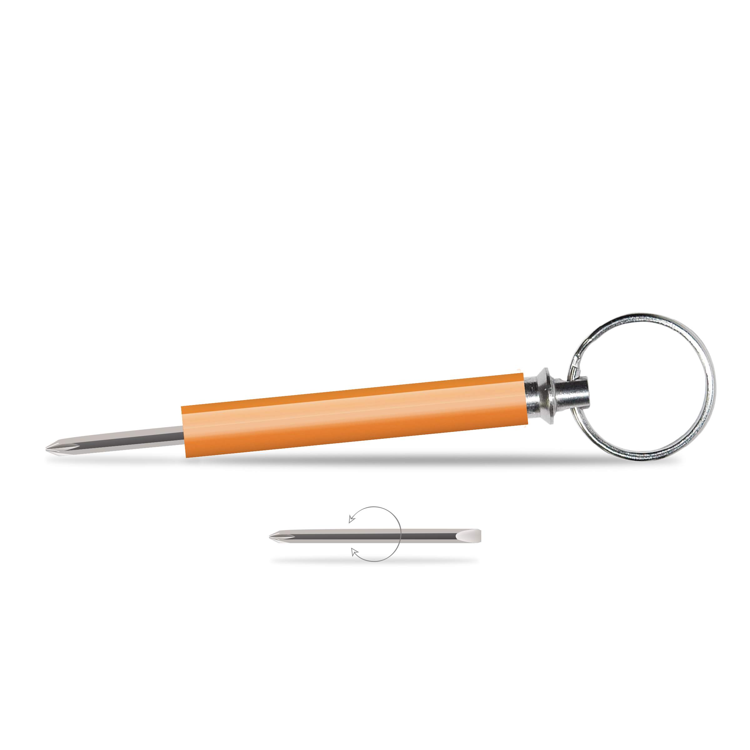 Pocket Partner™ Reversible Screwdriver Key Tag 14