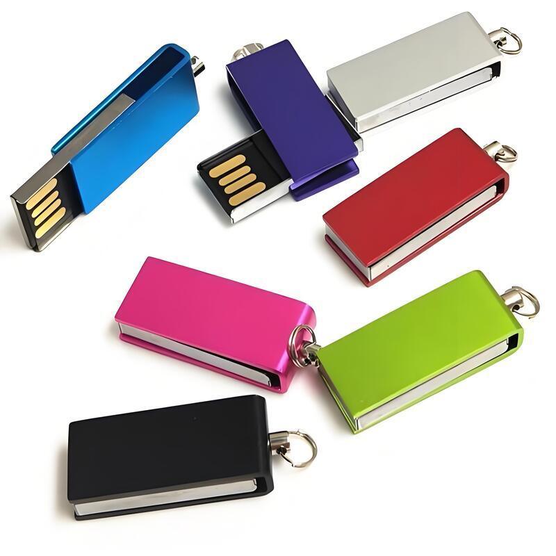 Aluminum Swivel USB Flash Drive (512MB) 3