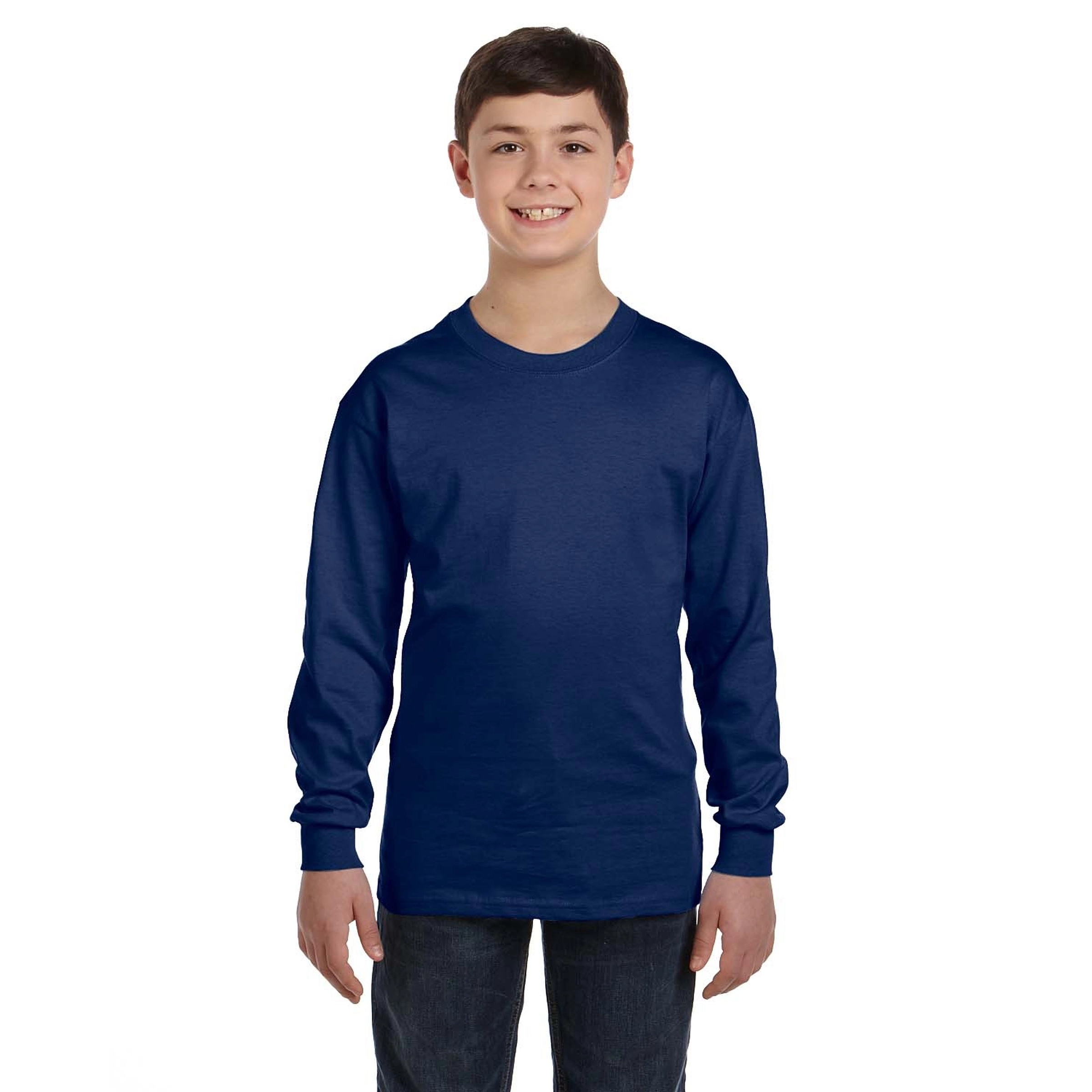 Gildan Heavy Cotton Youth Long Sleeve T-Shirt 24