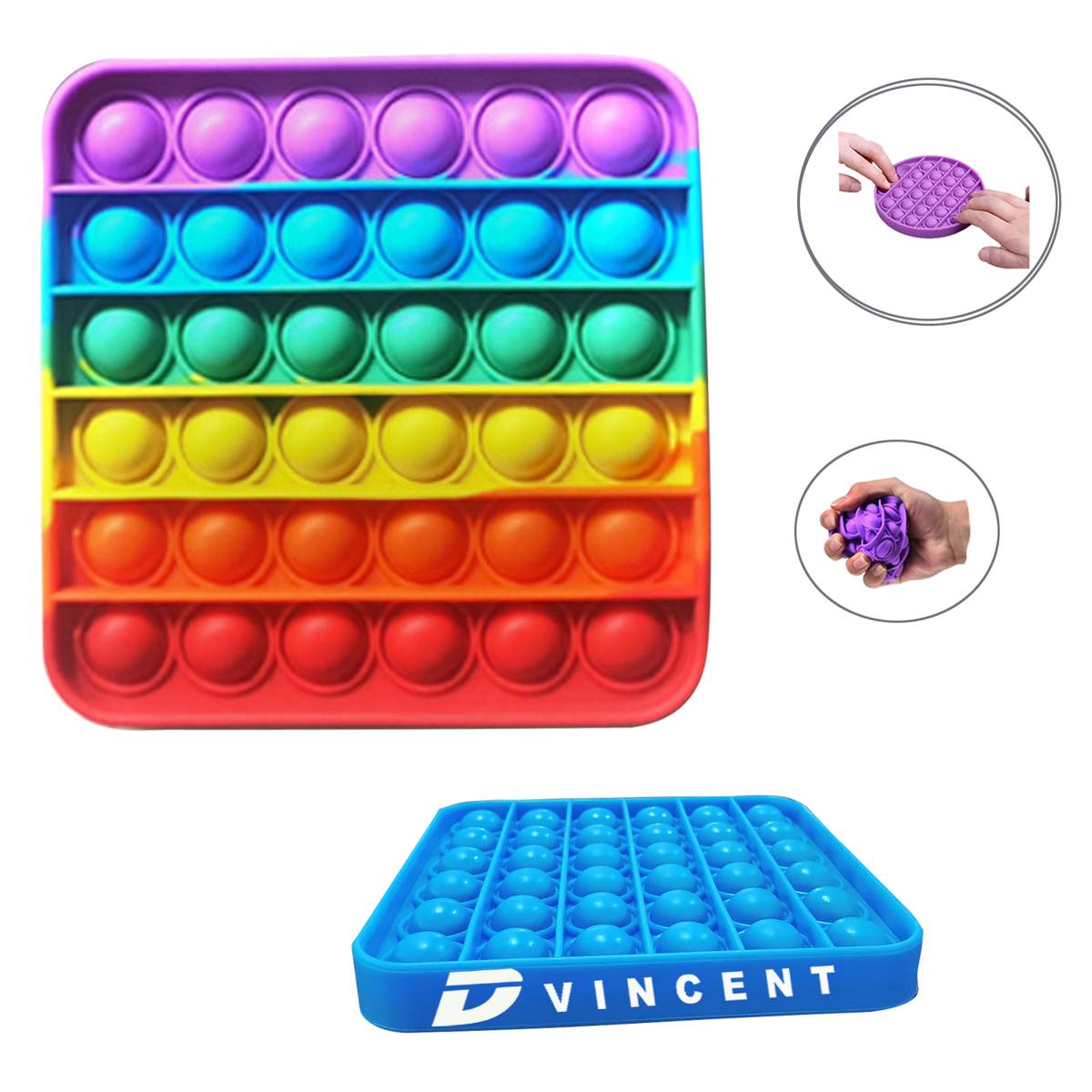 Square Bubble Sensory Fidget Toy 1