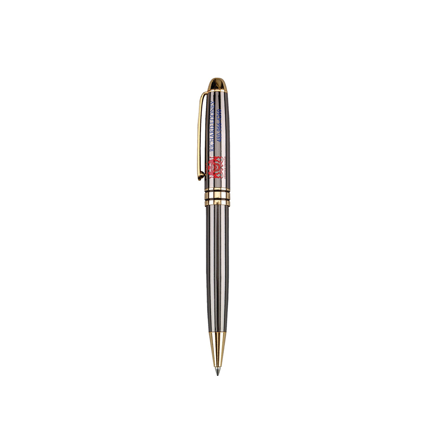 Heavy Brass Ballpoint Twist Metal Pen 4