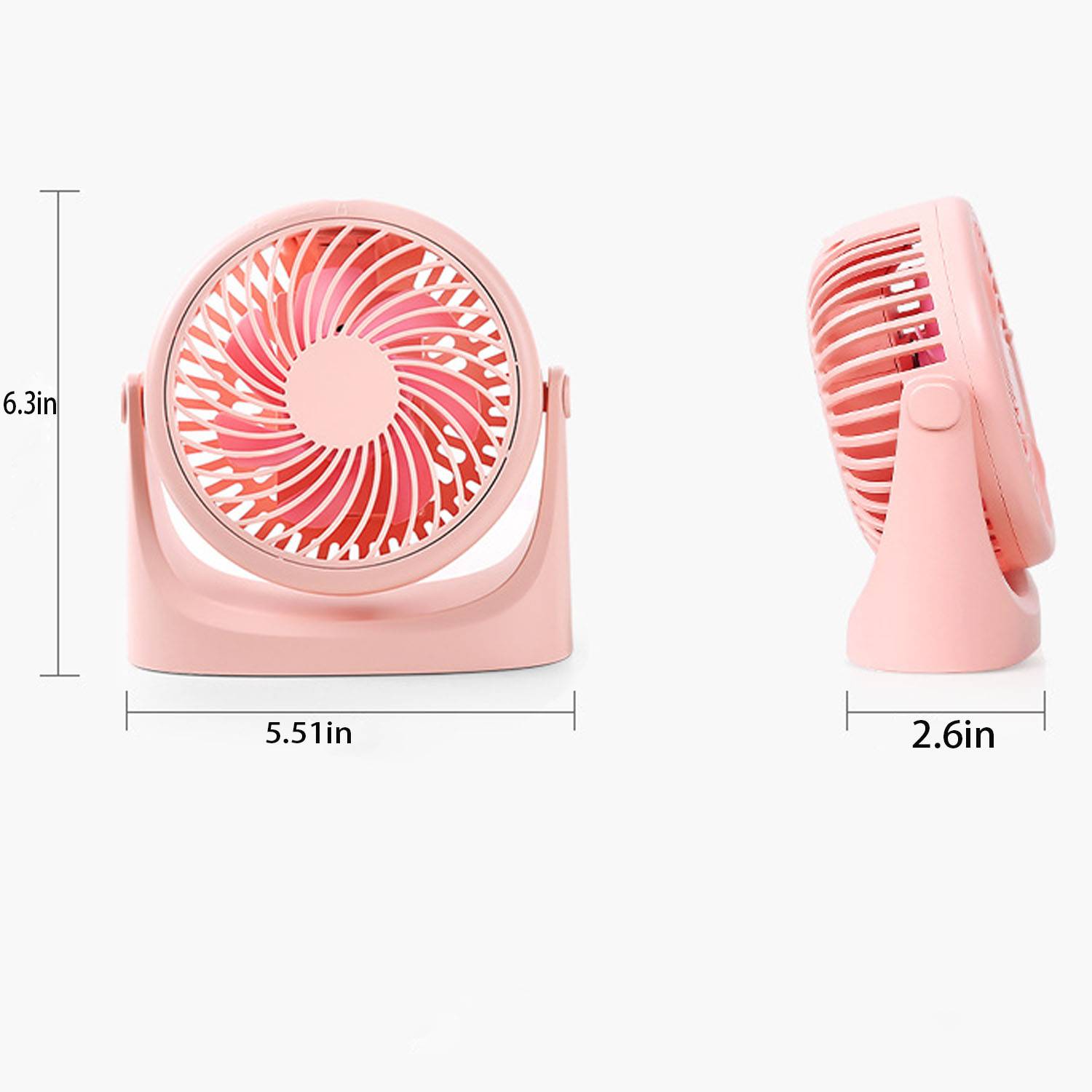 Basics 11-Inch Air Circulator Desk Fan 2