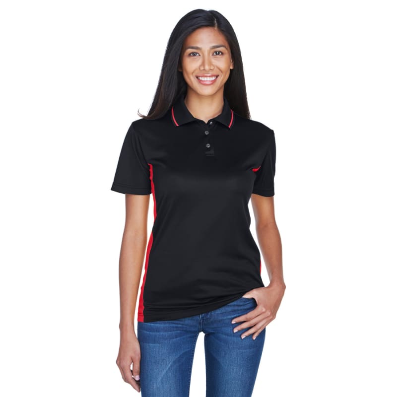 UltraClub Ladies' Cool & Dry Sport Two-Tone Polo 24