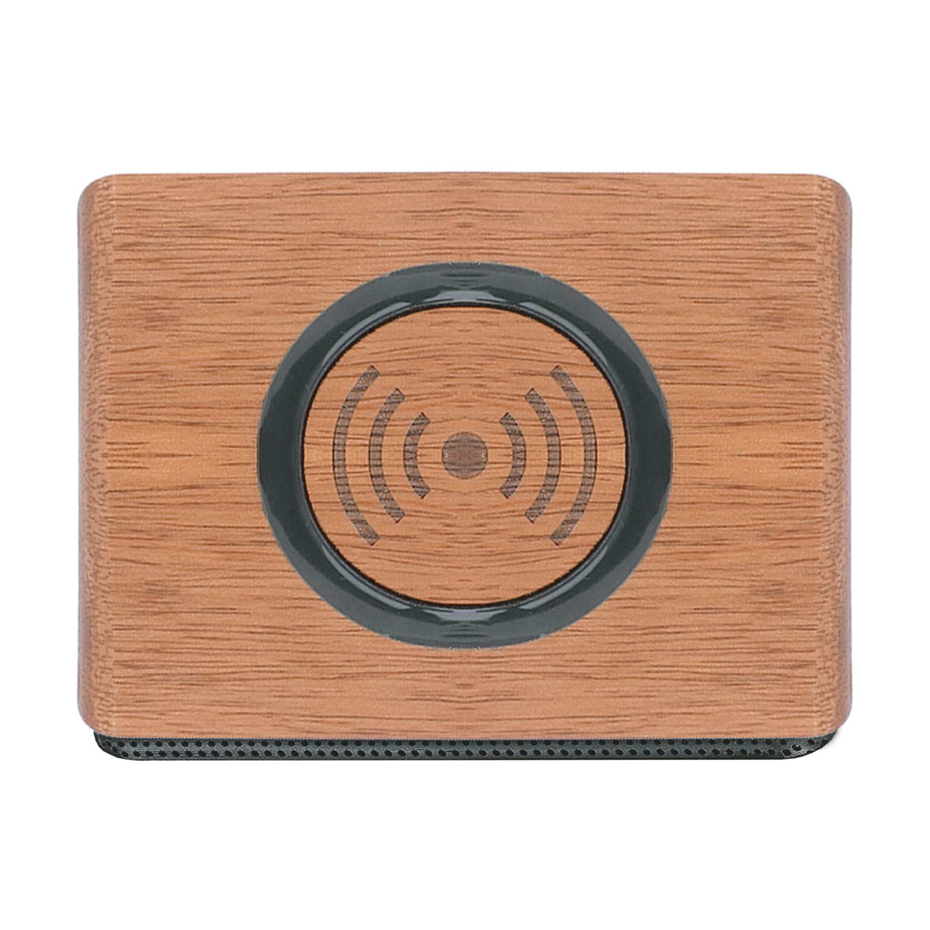 Wood Bluetooth Speaker with Wireless Charging Pad 1