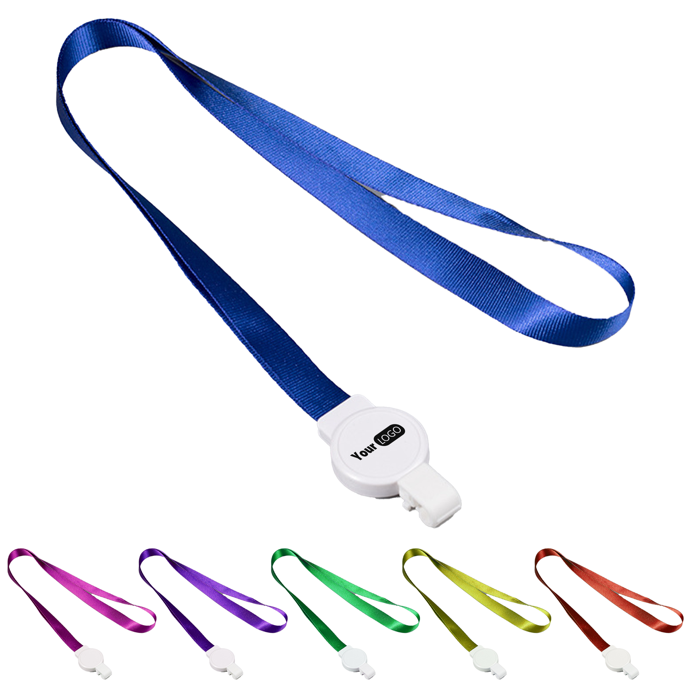 Plastic Practical Logo Retractable Lanyard 2