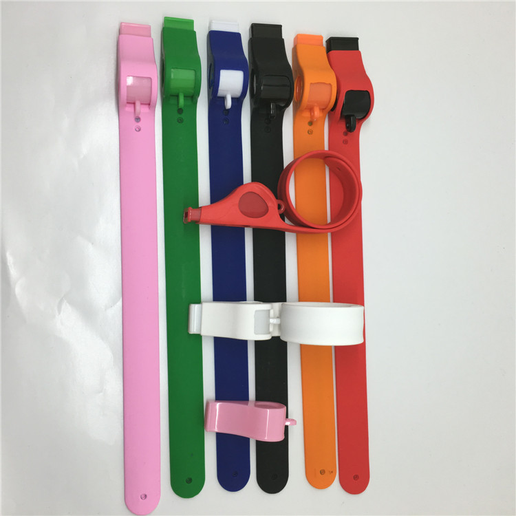 Silicone Slap Wristband Whistle 5