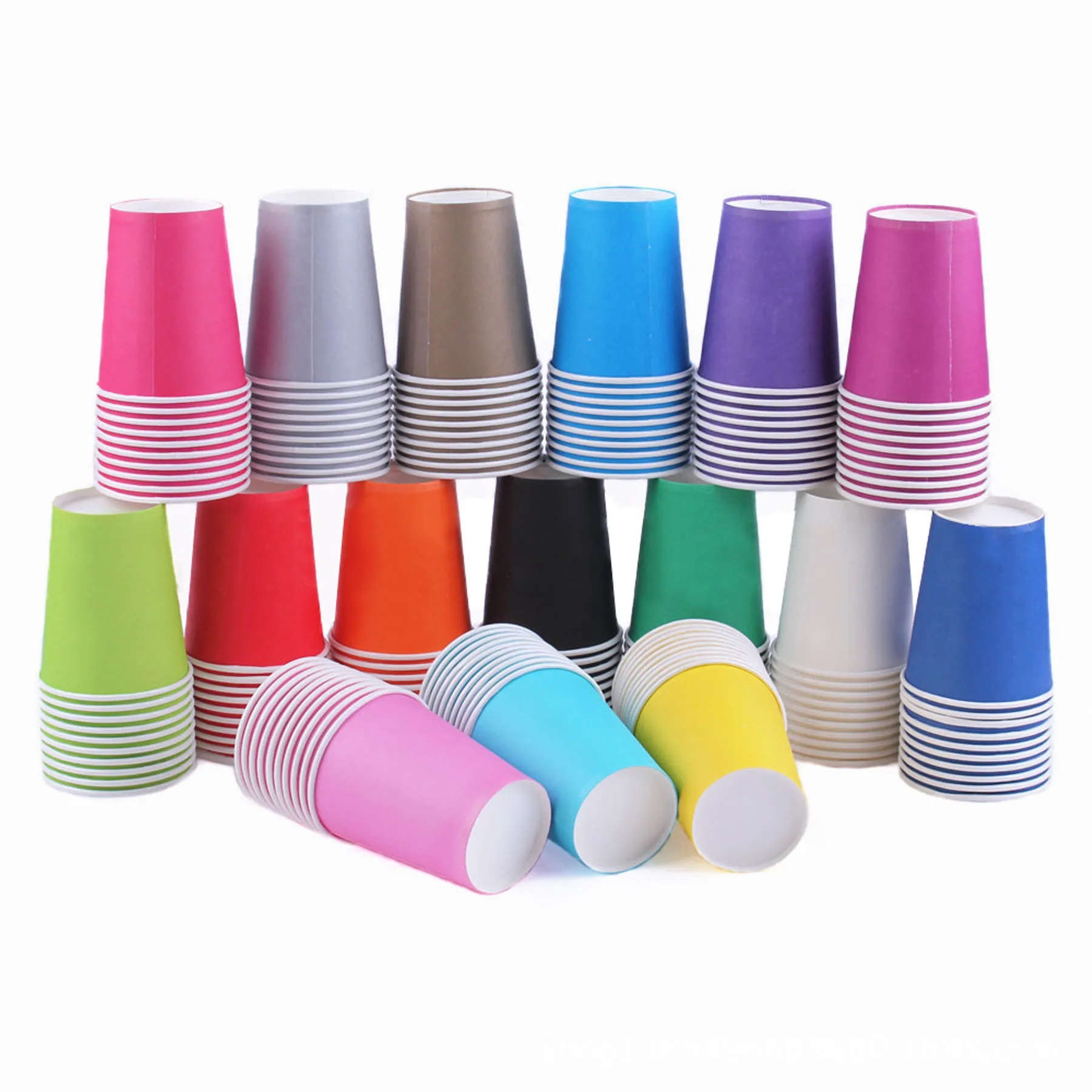 Disposable Colored Paper Cups 3
