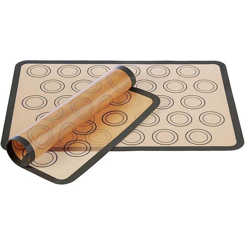 Safe Non-Toxic Non-Stick Silicone Macaron Baking Mats with Measurements 3