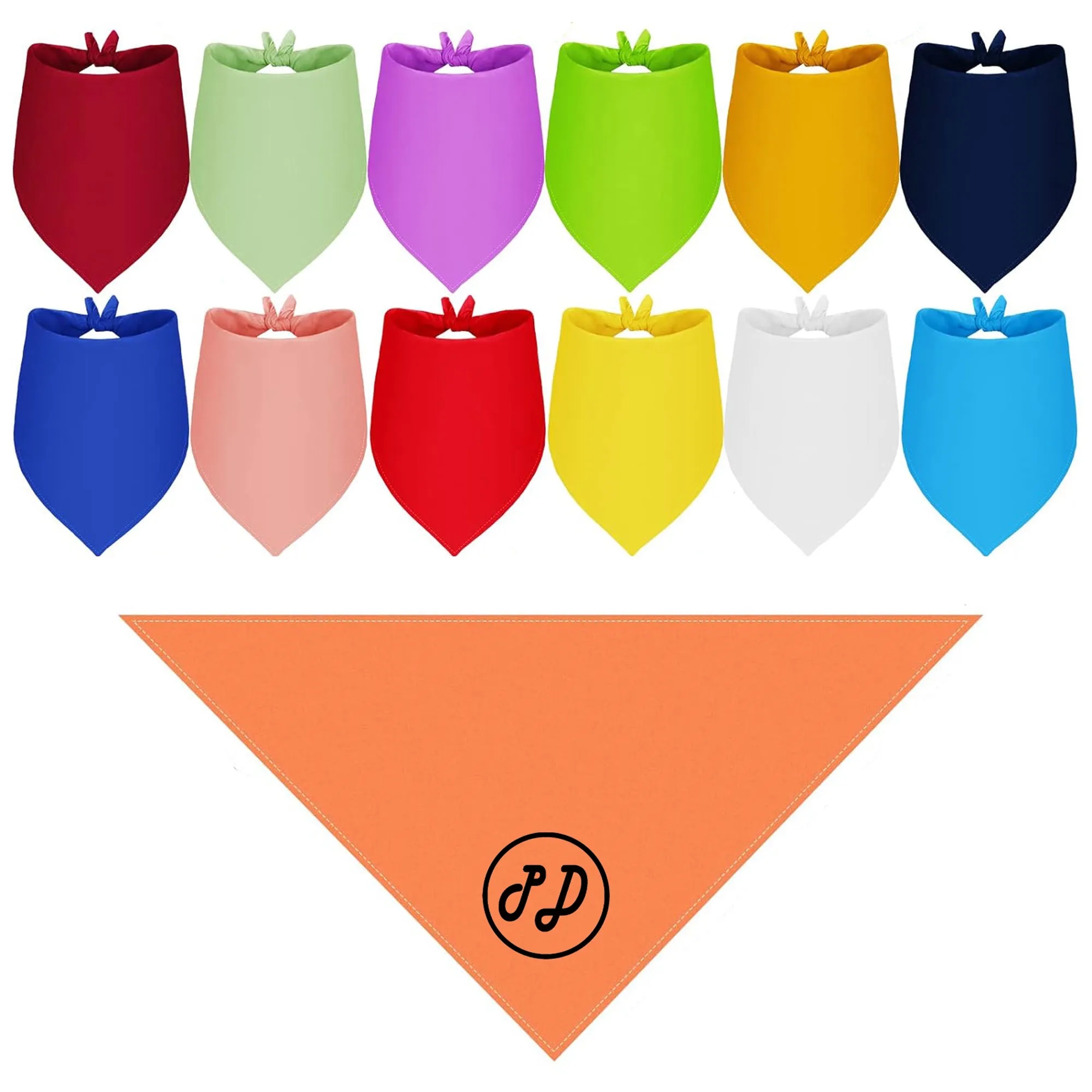 Adjustable Washable Dog Triangle Bib 1