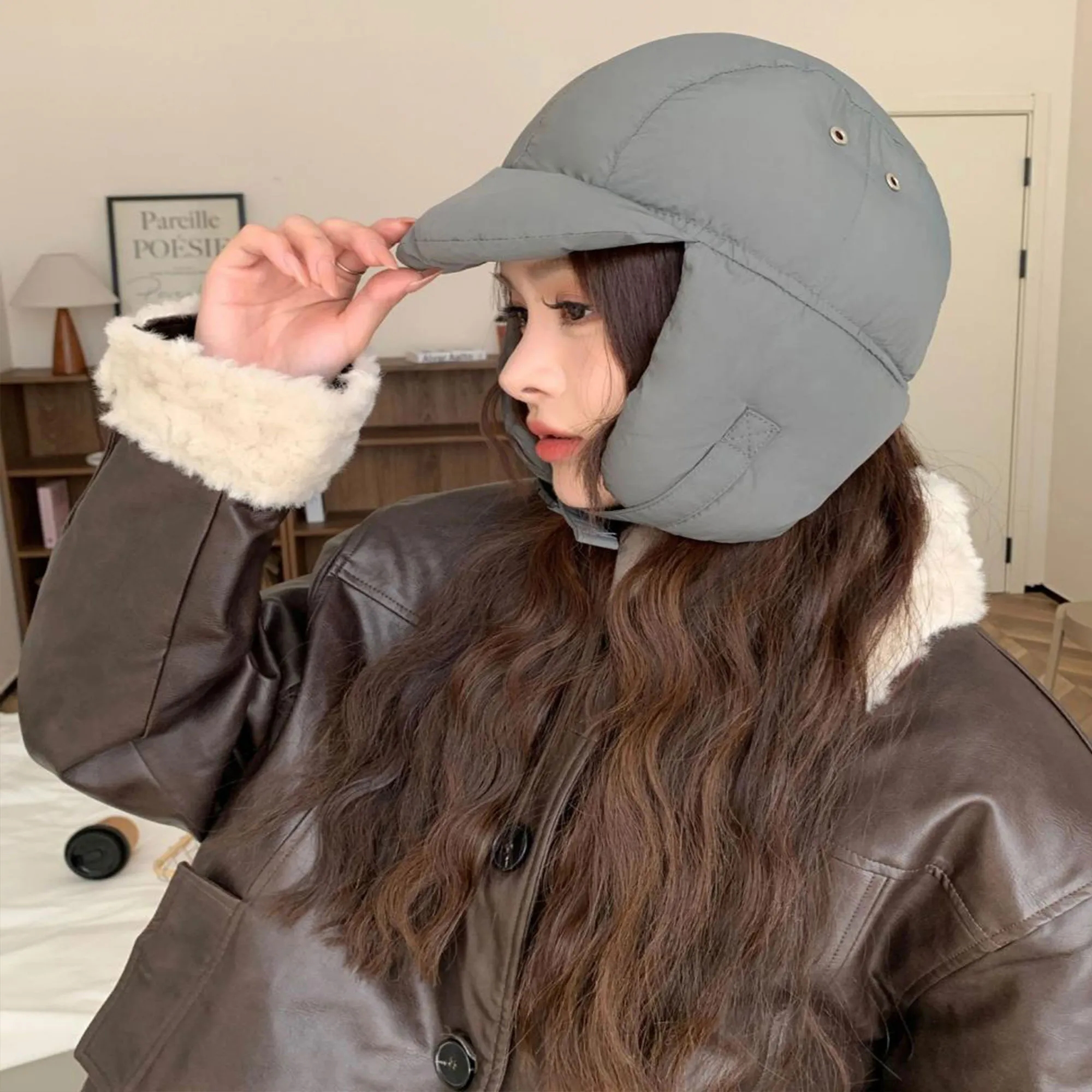 Warm Windproof Ear Flap Hat For Outdoor Sports 2