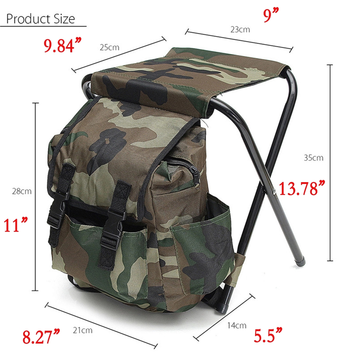 Foldable Fishing Chair Backpack 4