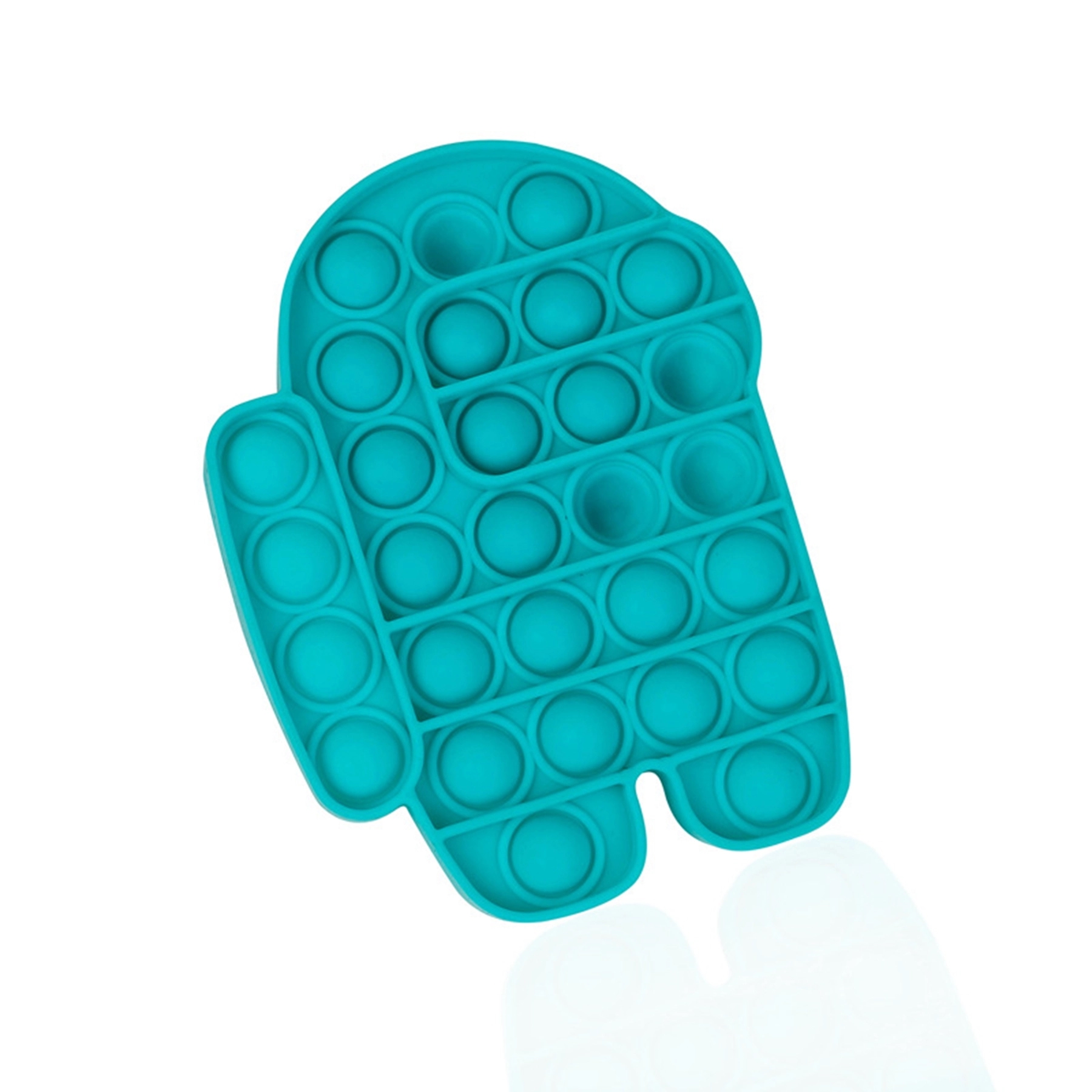Spaceman Shape Push Pop Bubble Fidget Toy 7