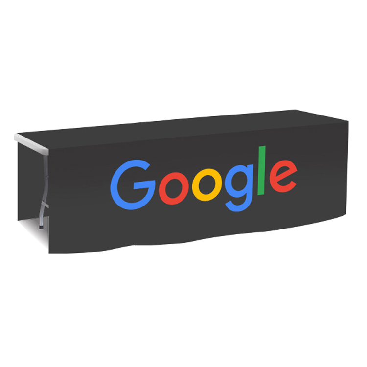 96 in. x 88 in. PolyKnit Table Drop (Full Color Logo) 4