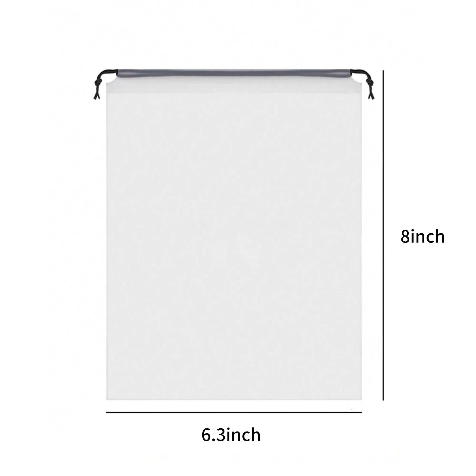 PEVA Drawstring Bag 8x6.3 2