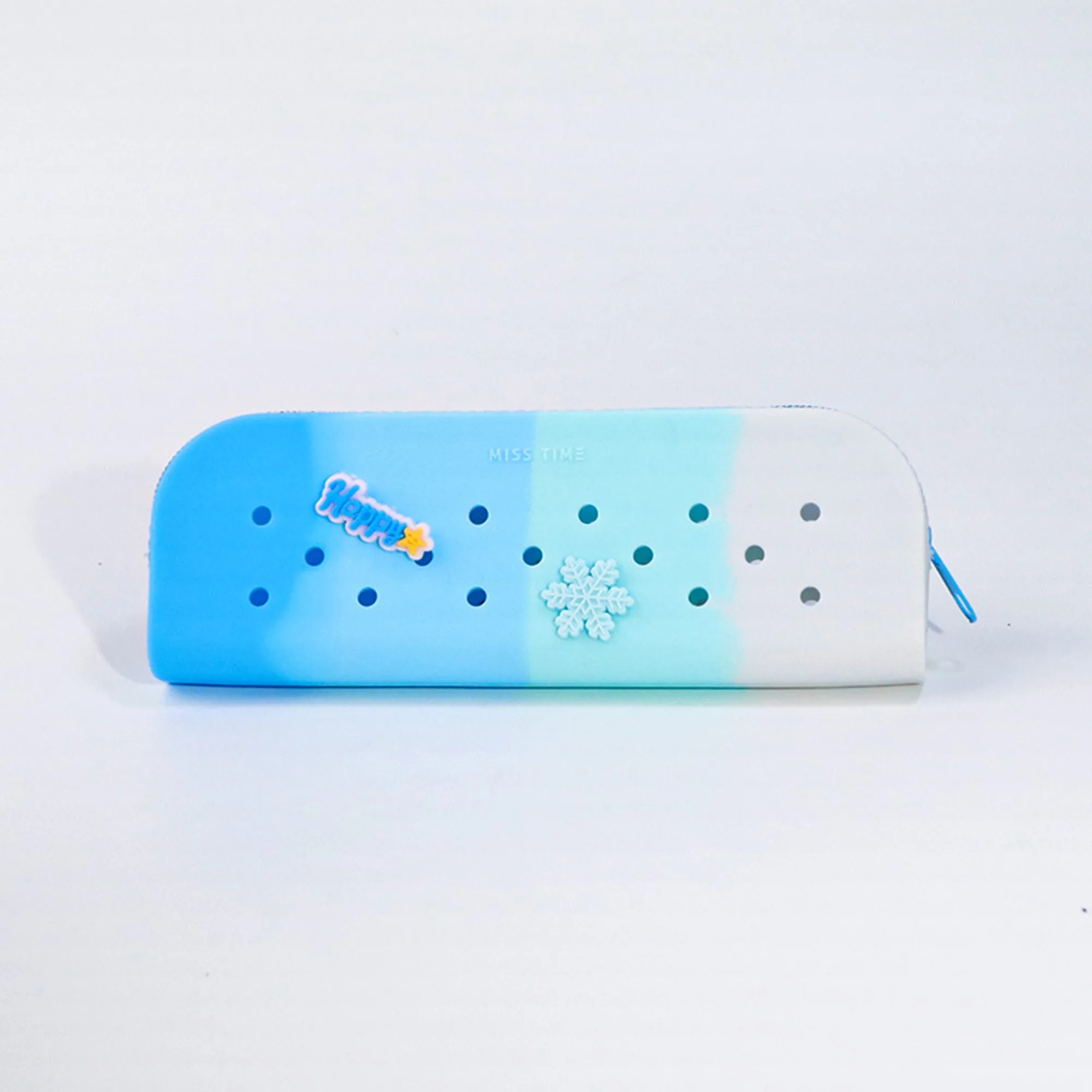 Custom Logo DIY Silicone Mesh Pencil Pouch 1