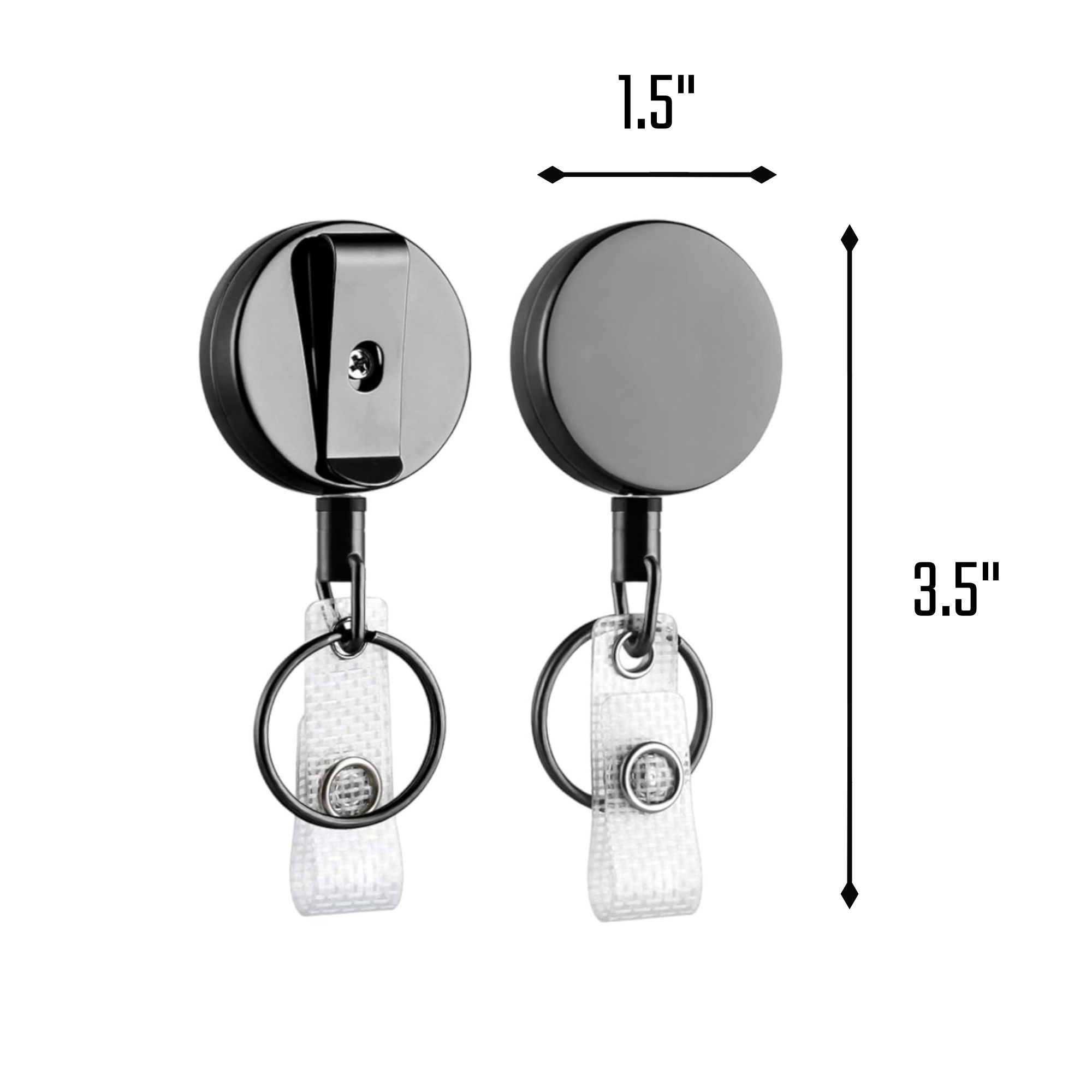 Heavy Duty Retractable Badge Holder Reel 4