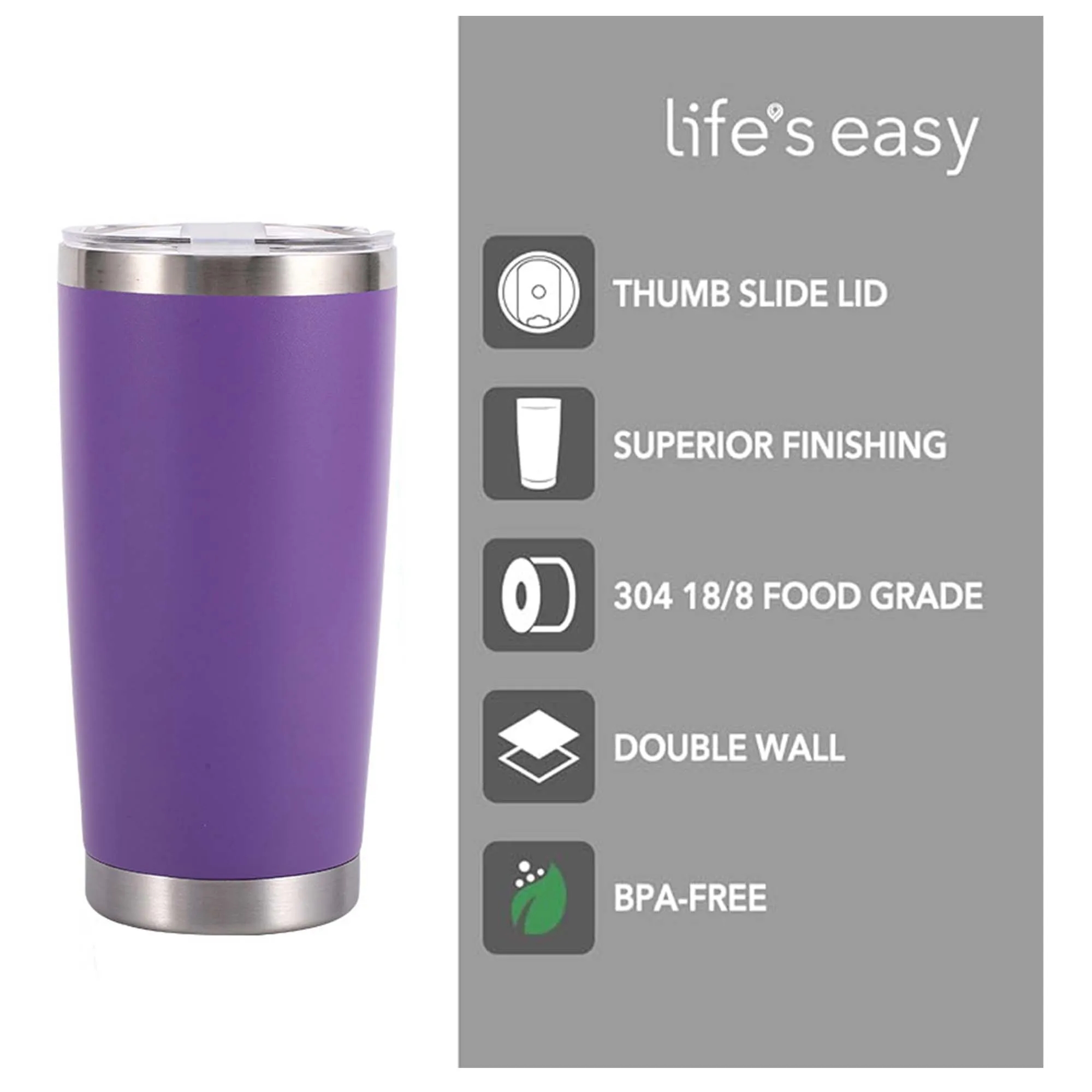 20oz Stainless Steel Vacuum Insulated Tumbler 15