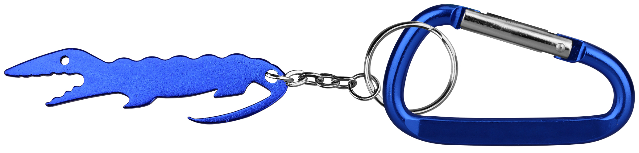 Alligator Shape Bottle Opener Key Chain & Carabineer 7