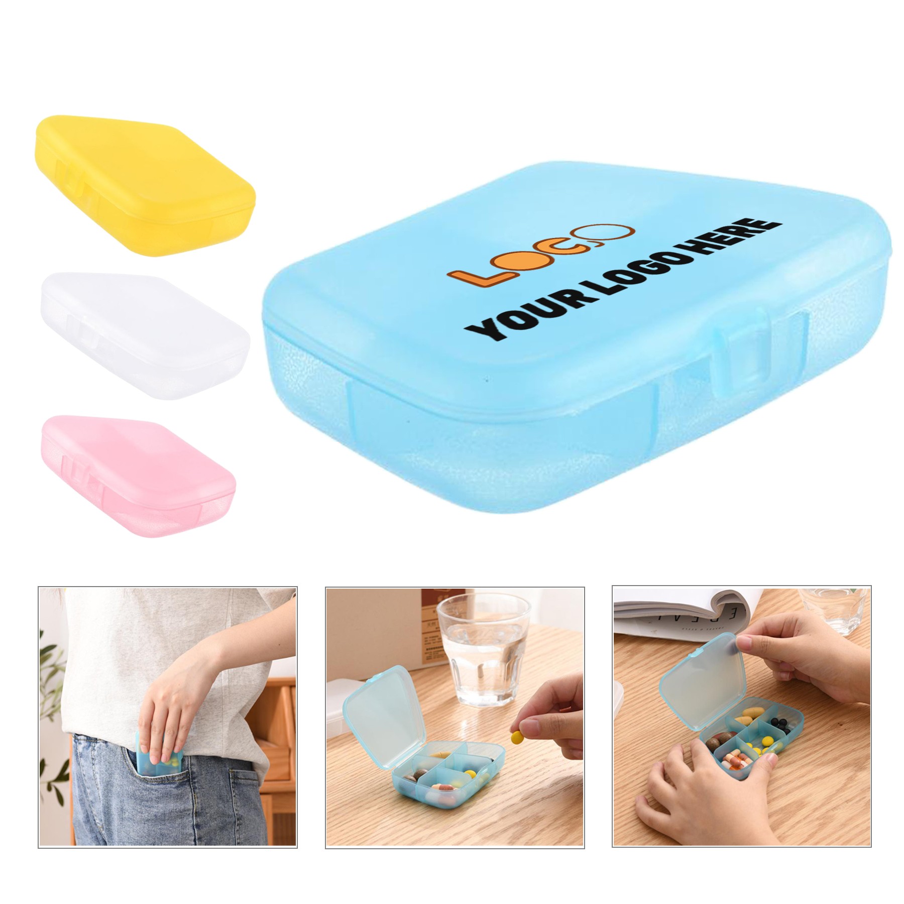 Five-Compartment Pill Box 1