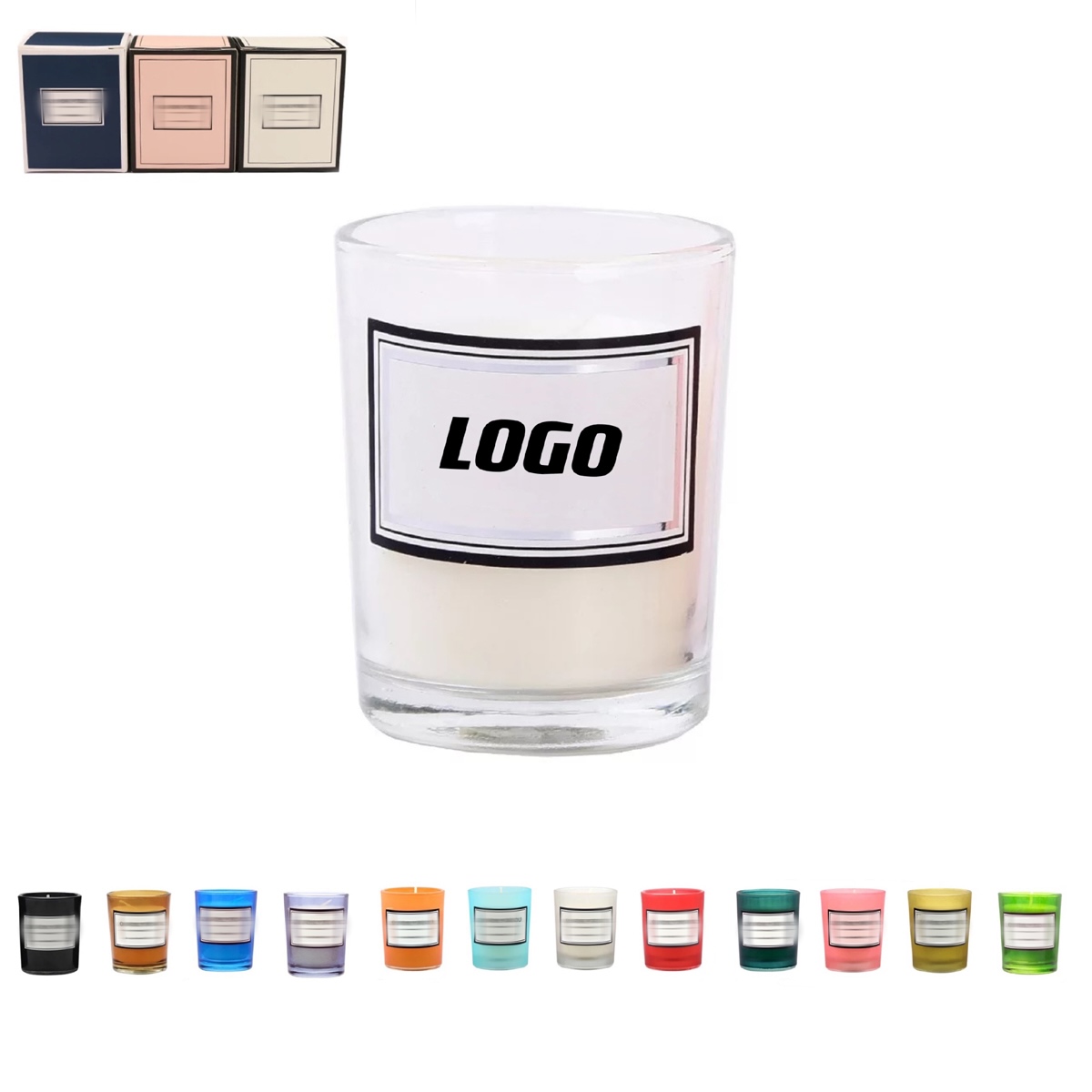 MOQ 10 pcs 1.67 Ounce Small Scented Candle 1