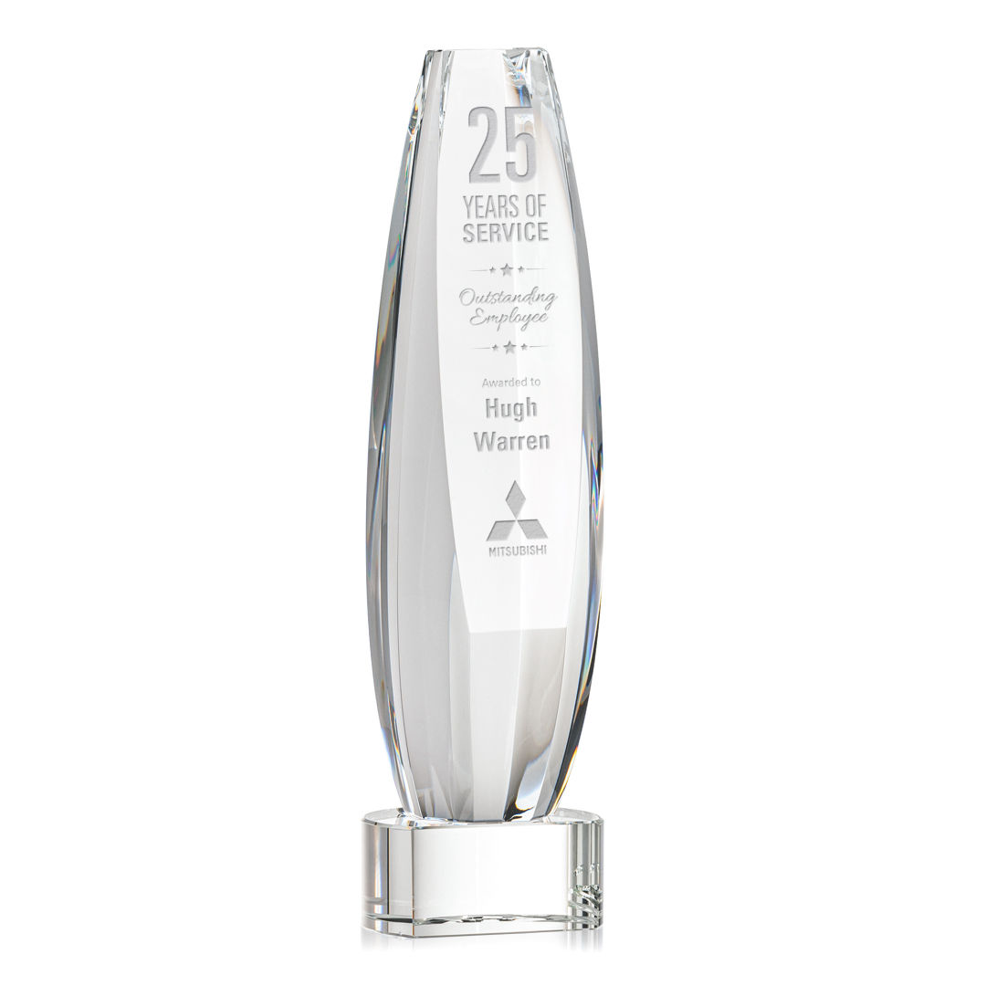 Hoover Award on Paragon Base - Clear 10