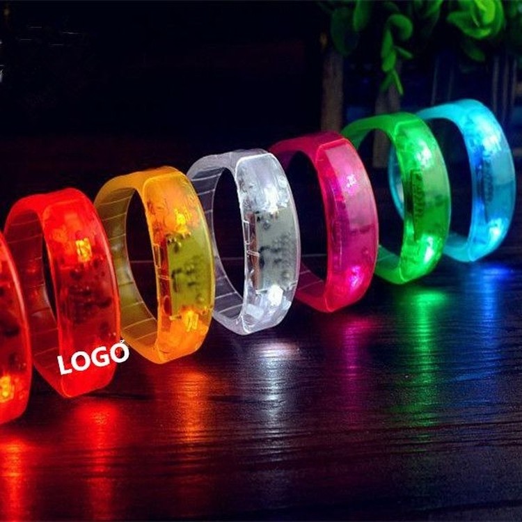 Voice Sound Controlled LED Flash Light Bracelet 2