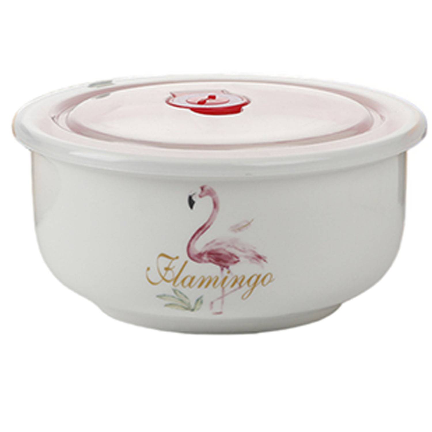 6 Inch Kitchen Ceramic Bowl w/ Airtight lid 5