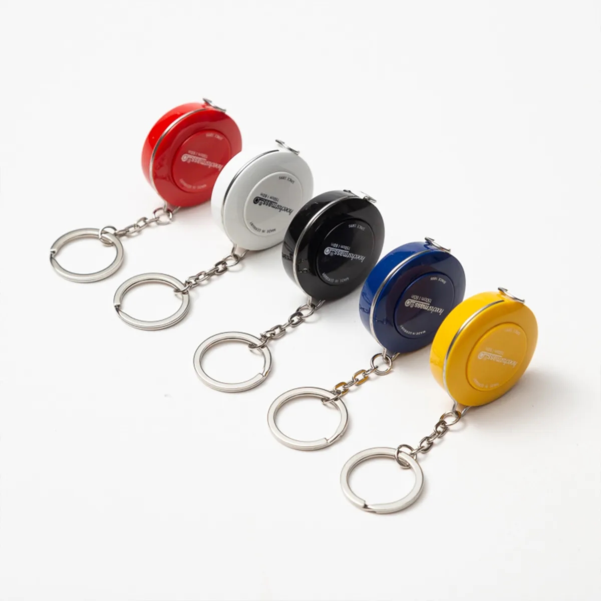 Portable Mini Tool Keychain Double Scales Tape Measure 4