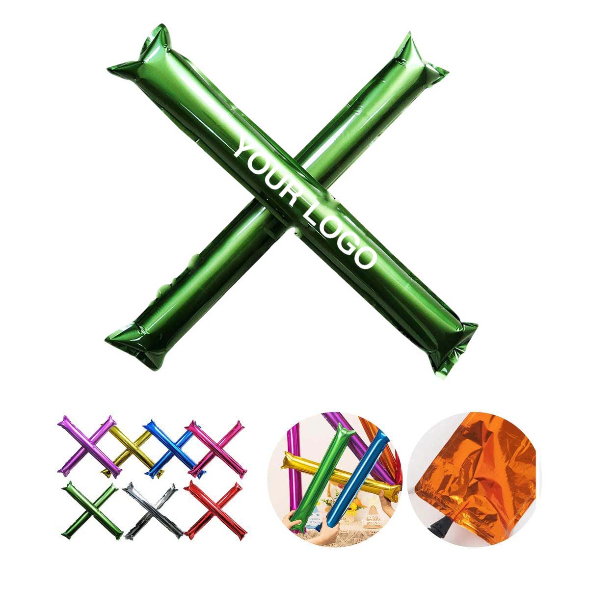 Inflatable Thunder Sticks for Cheering and Sports Events 1