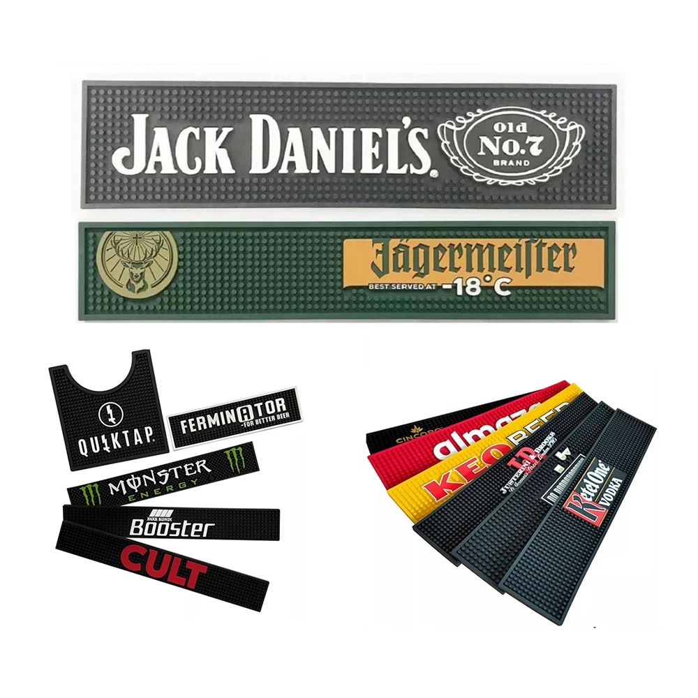 PVC Bar Drip Mat-20"x 3.5"*1/2" 2