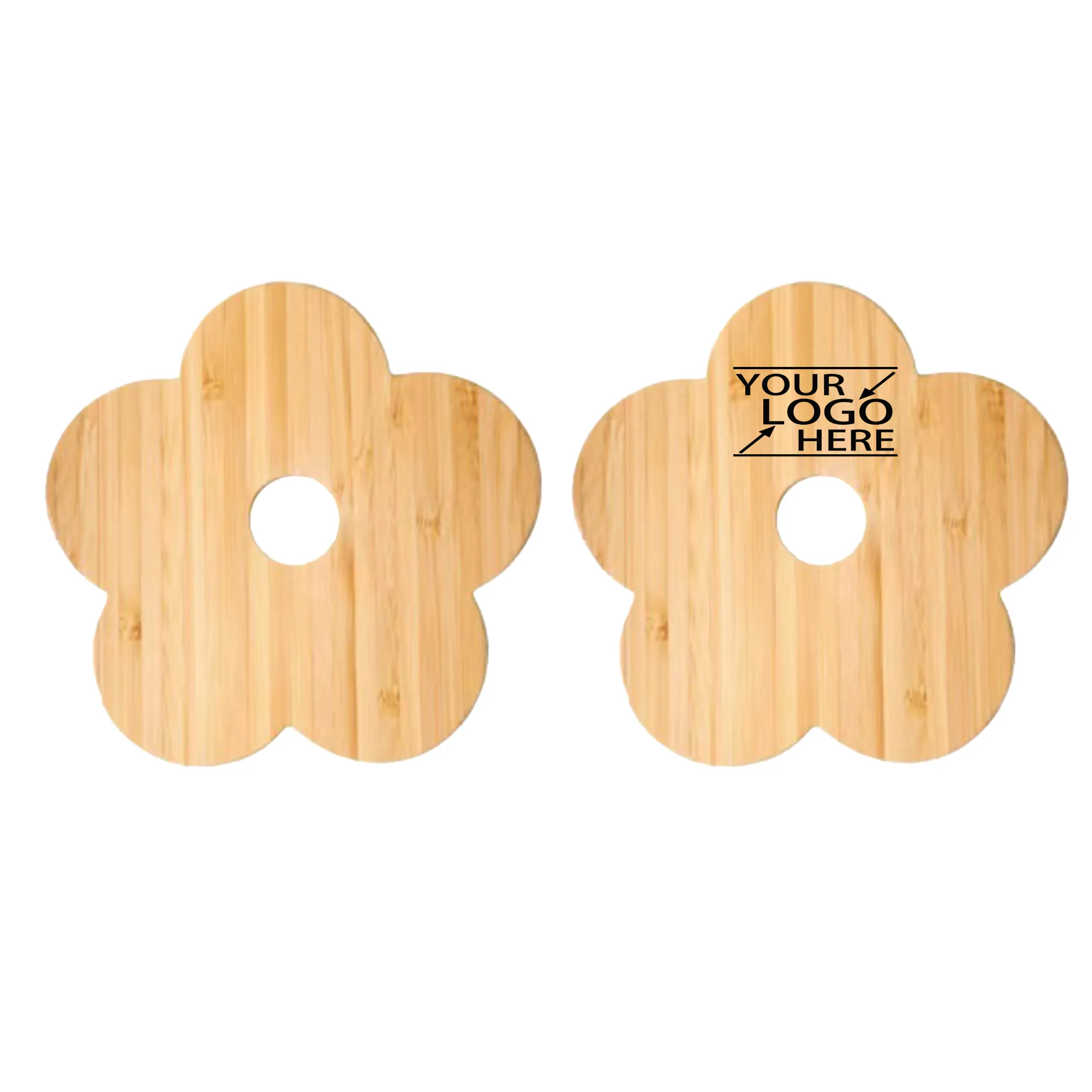 Bamboo Plum Blossom Shaped Heat Insulating Pot Pads