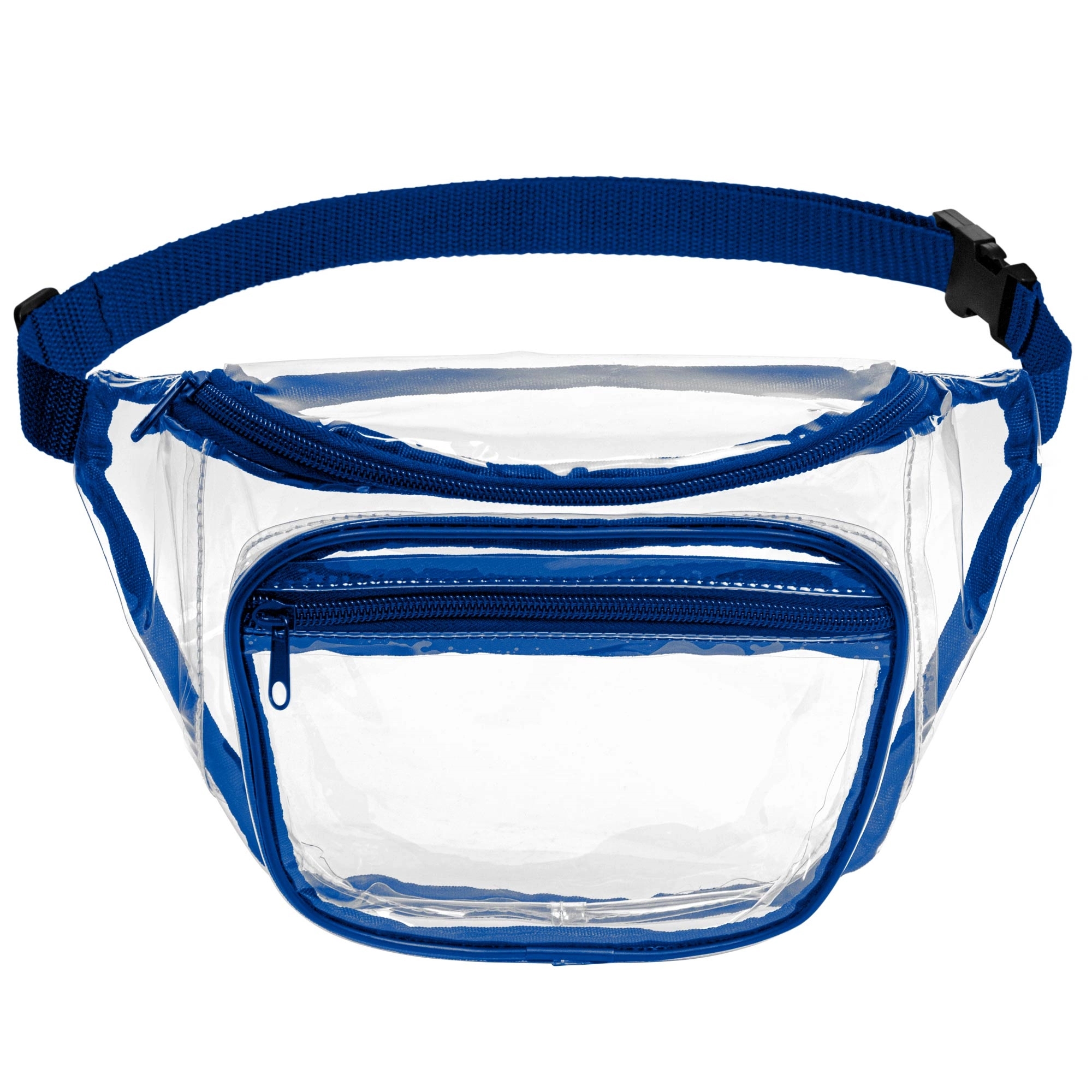 Clear PVC Fanny Pack with Dual Pockets - Large 5