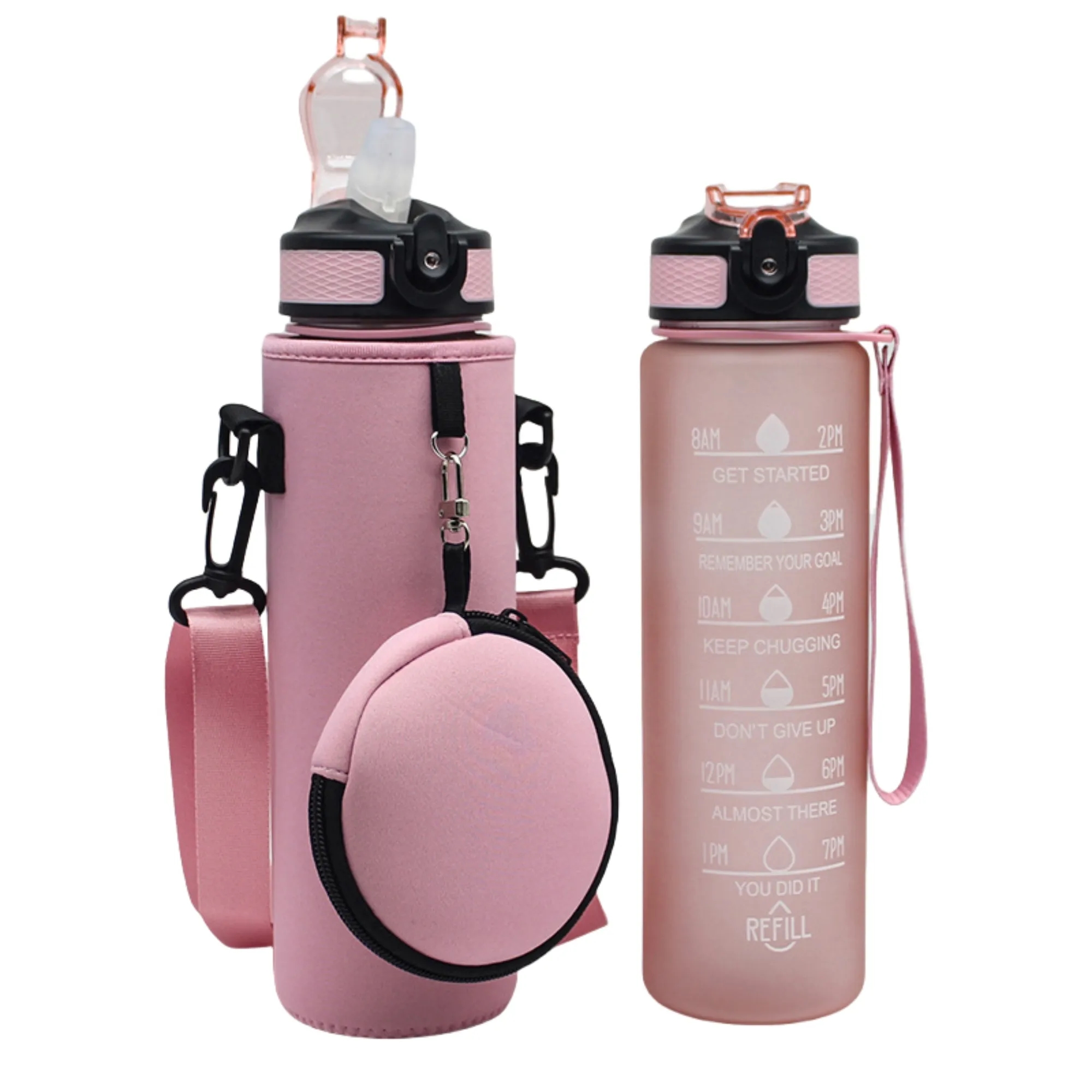 Neoprene Water Bottle Sleeve With Pouch 14