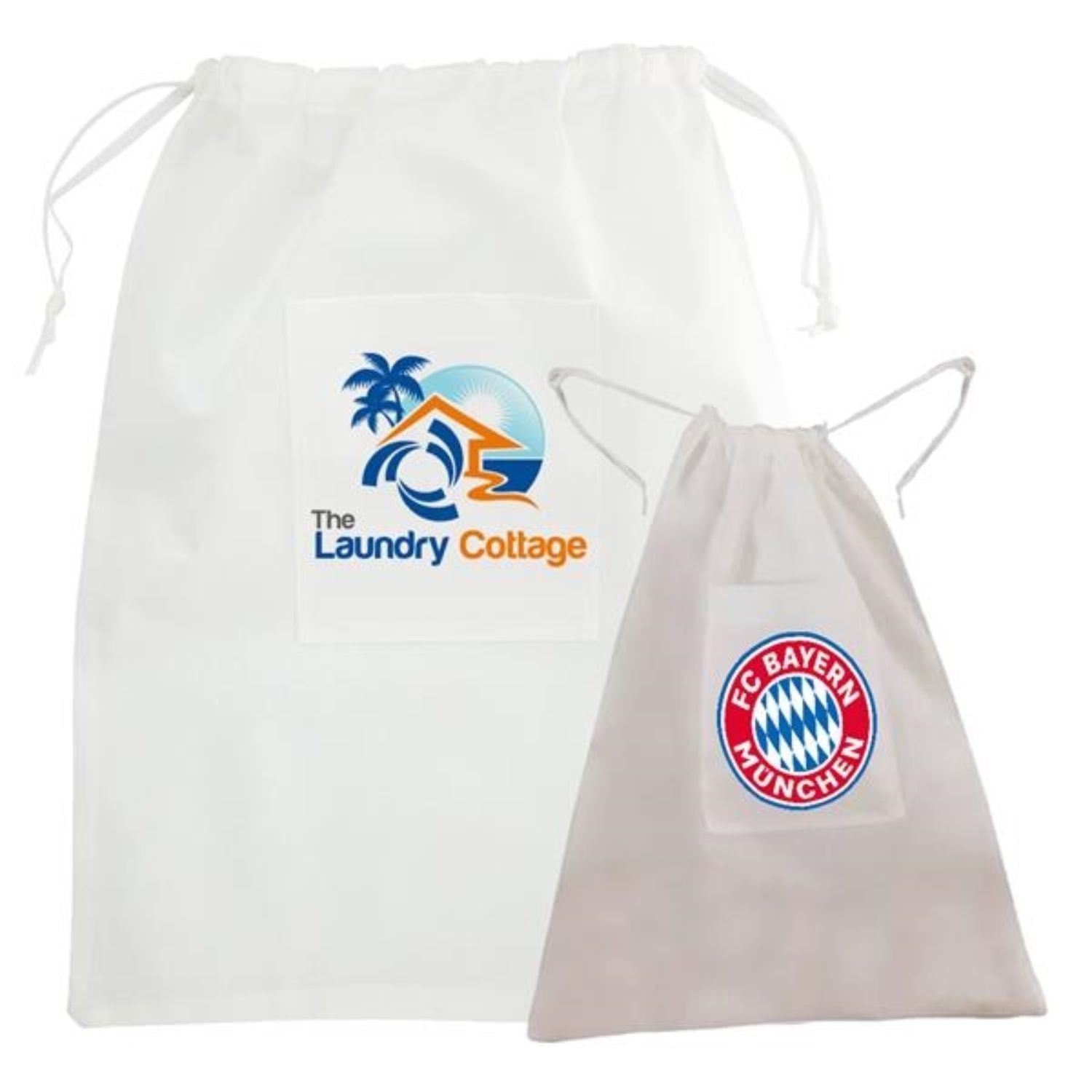 Non-Woven Laundry Bags 18" X 24" Drawstring Bag 3