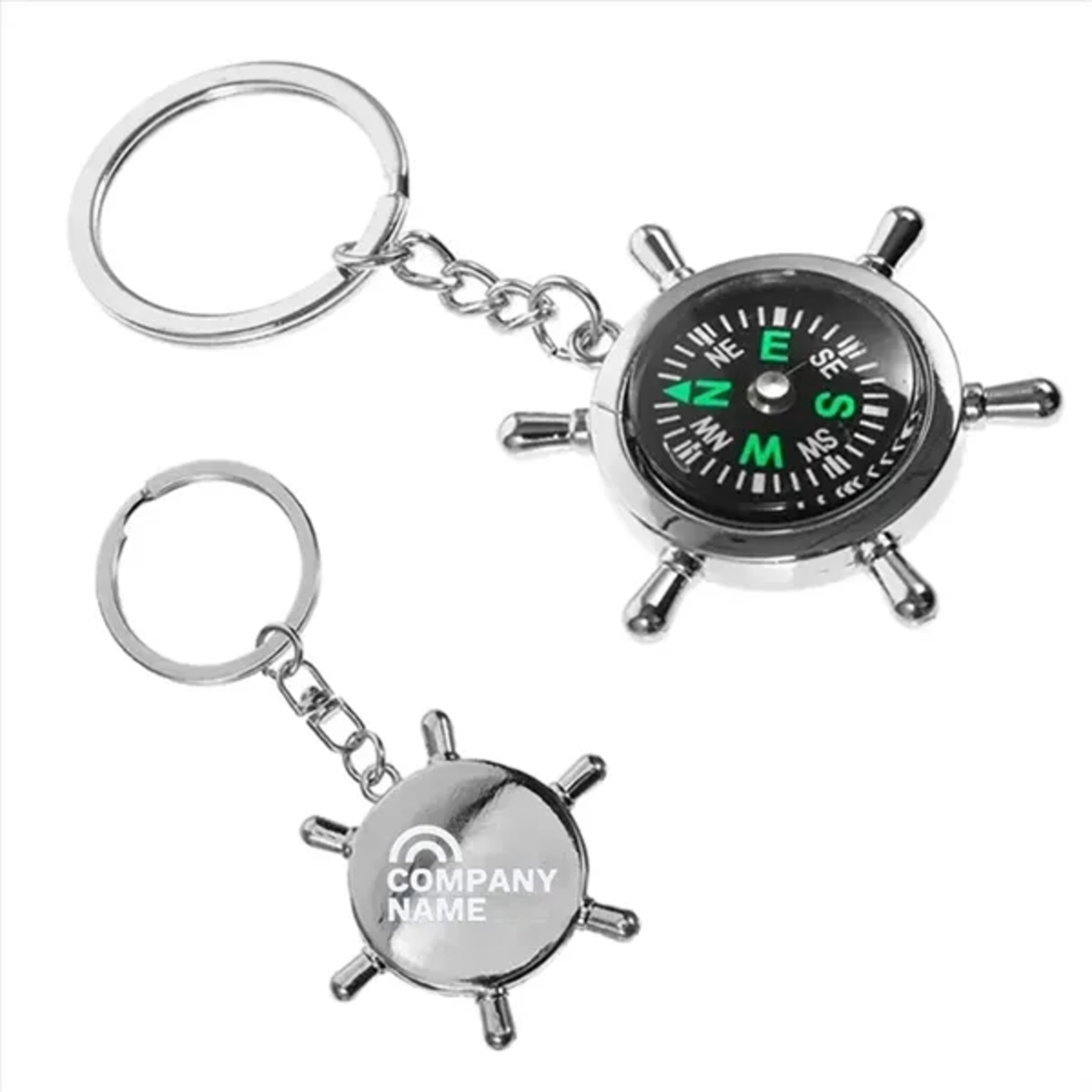 Mini Compass Keychain 1