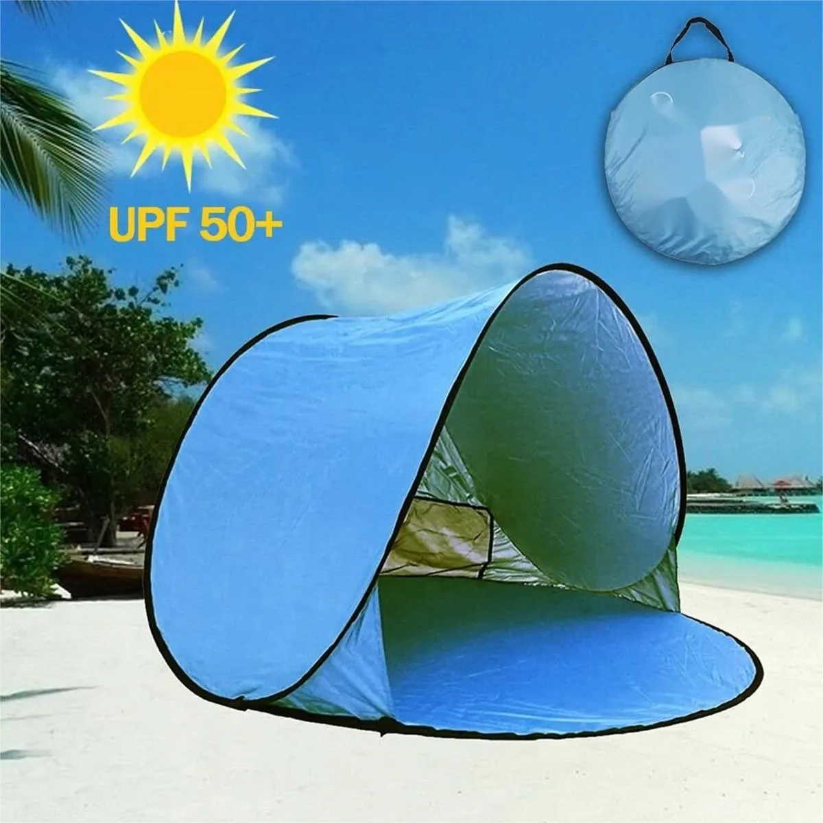Automatic Pop Up Instant Beach Tent 4