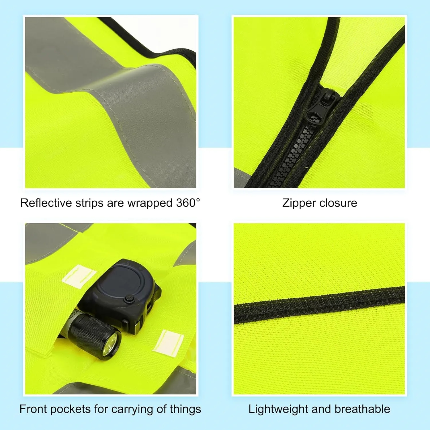 High Visibility Reflective Safety Vest 1