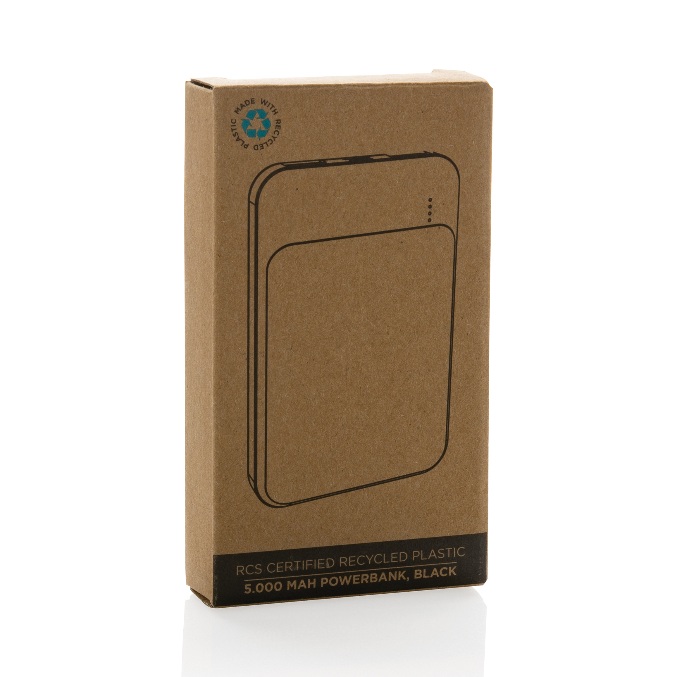 Recycled Plastic 5.000 mAh Powerbank 15