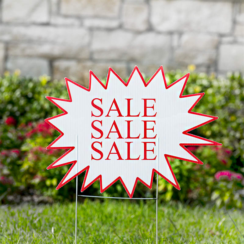 Star Burst Yard Signs 2
