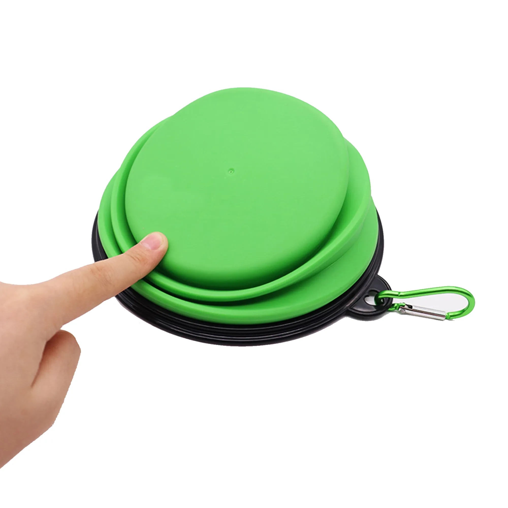 MOQ20 TPE Folding Soft Pet Dog Bowl 3